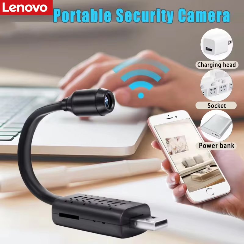 Hidden Camera Clock - Lenovo Portable Mini Camera USB WiFi