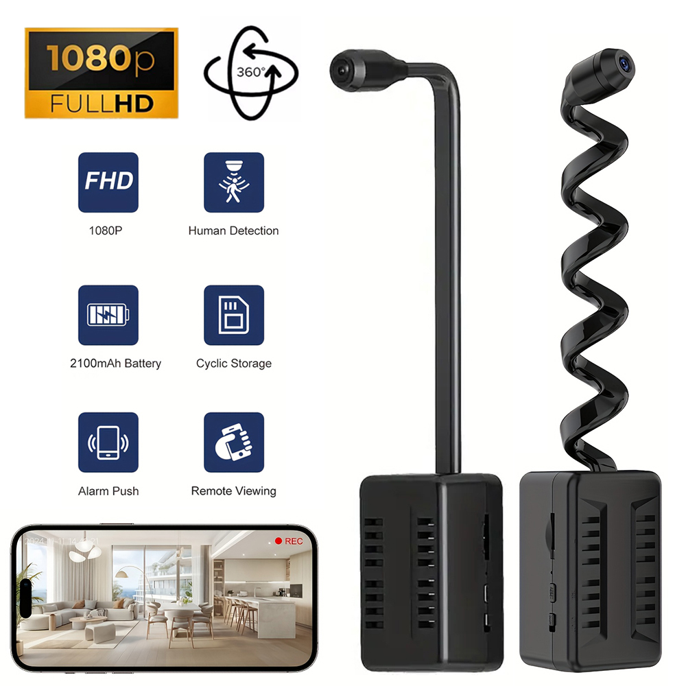 Hidden Camera Clock - HD 1080P Mini Camera Motion Detection