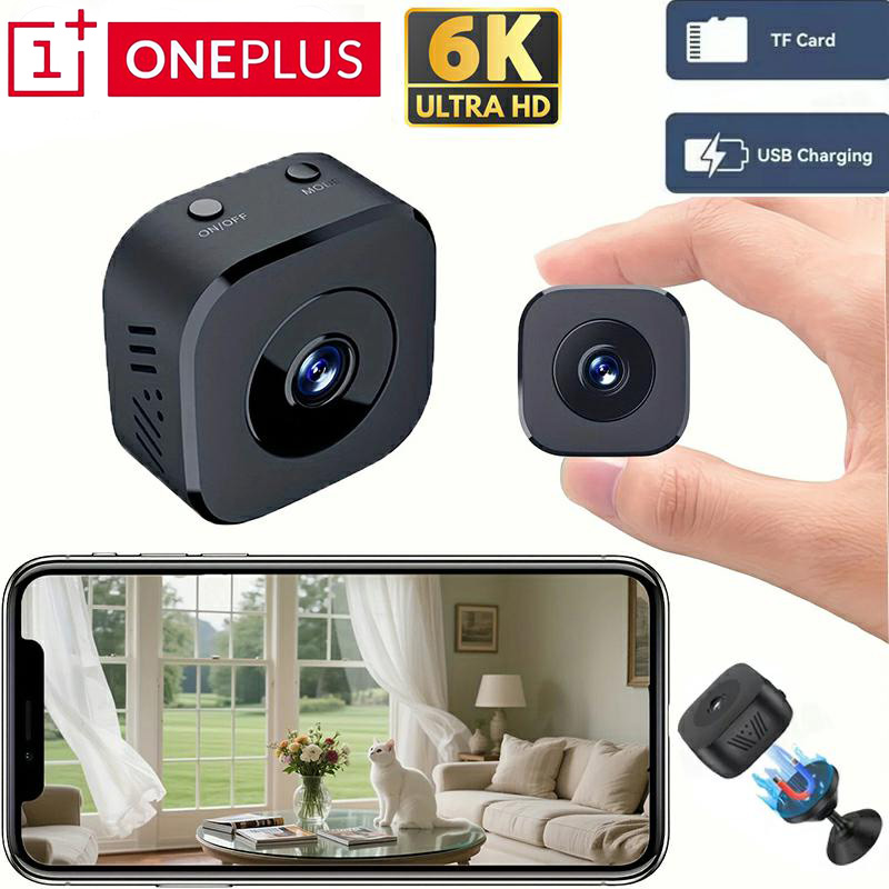 Hidden Camera Clock - OnePlus 6K Wifi Mini Security Camera