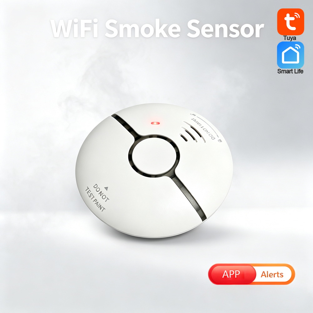 Home Security Battery - Home Security Fire Alarm 2.4G WiFi