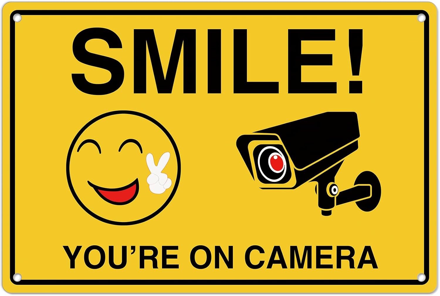 Home Security Diy - Smile Youre On Camera Signs ;