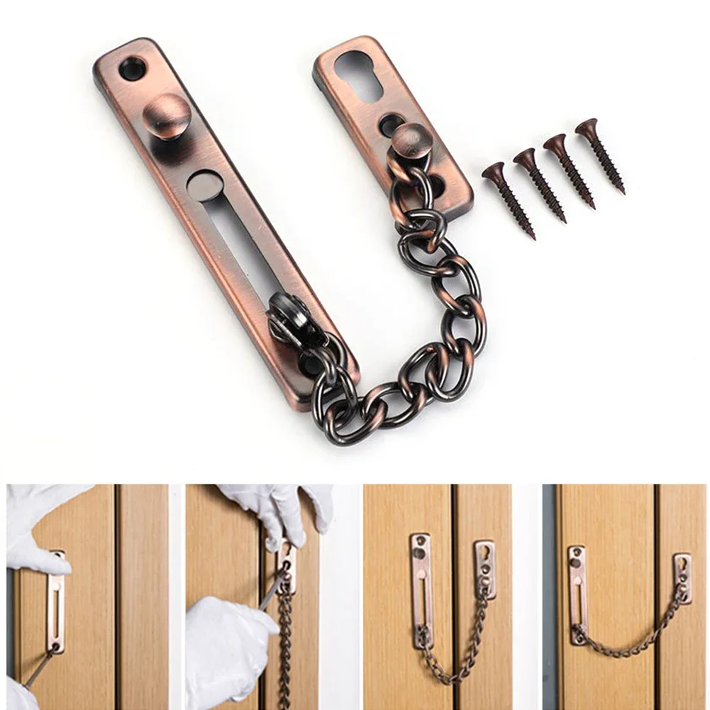 Home Security Tips - Door Chain with Lock Door Lock