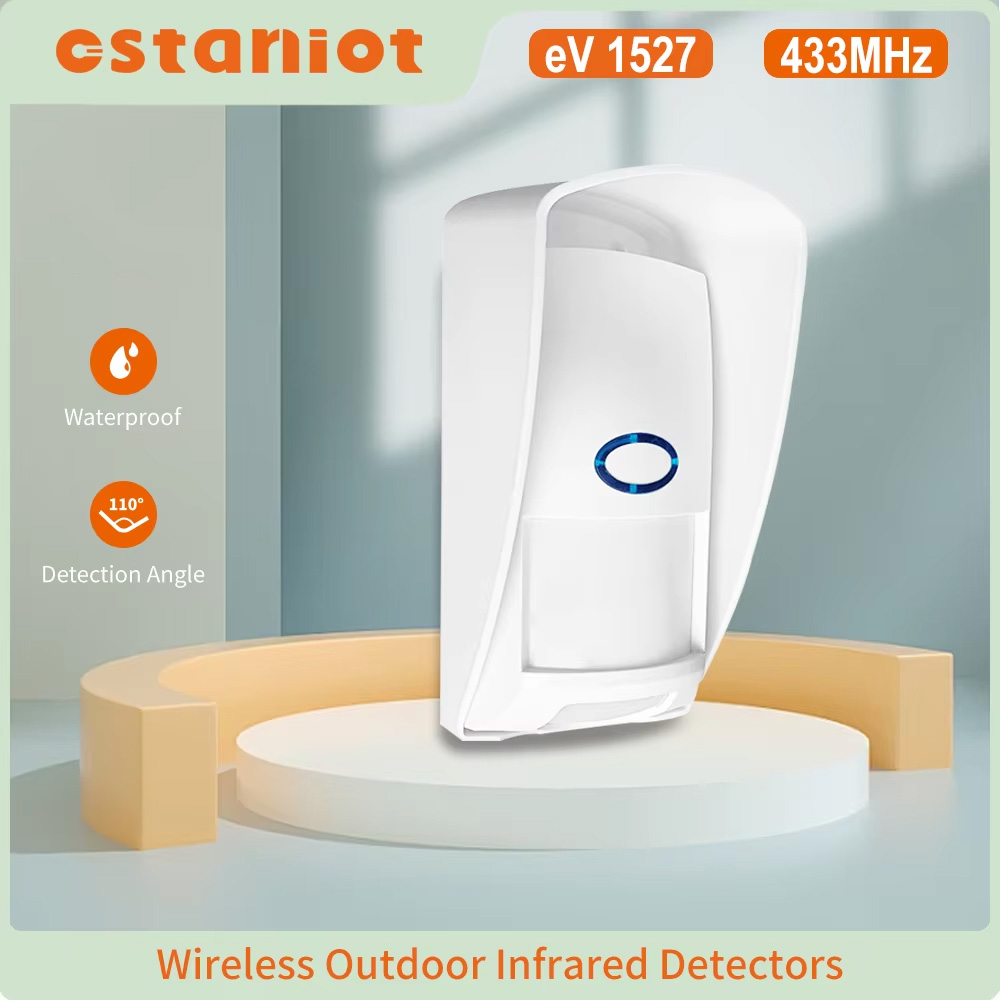 Alarm Siren Outdoor - Staniot 433Mhz Mini Outdoor PIR Motion