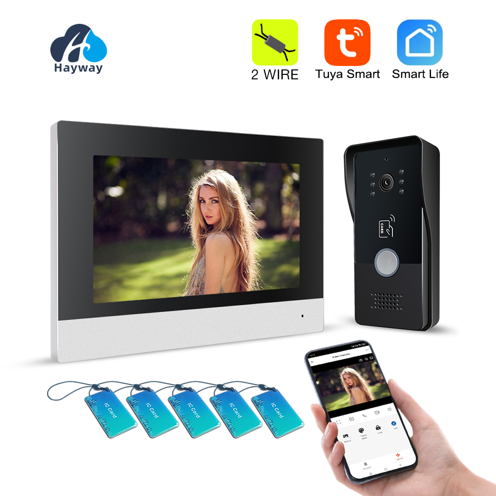 2 Wires Smart Home Tuya Wifi 1 - đánh giá và giá Home Security Cameras Uk
