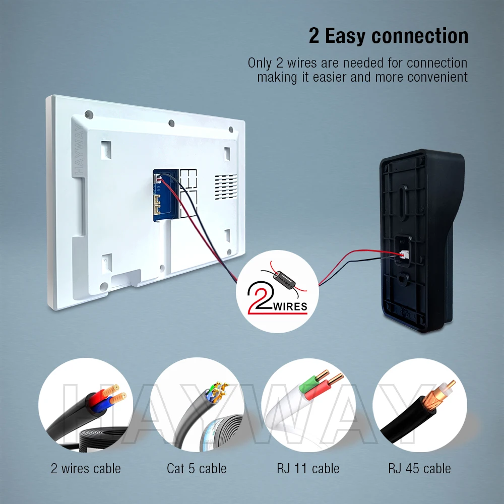 2 Wires Smart Home Tuya Wifi 1 - đánh giá và giá Home Security Cameras Uk