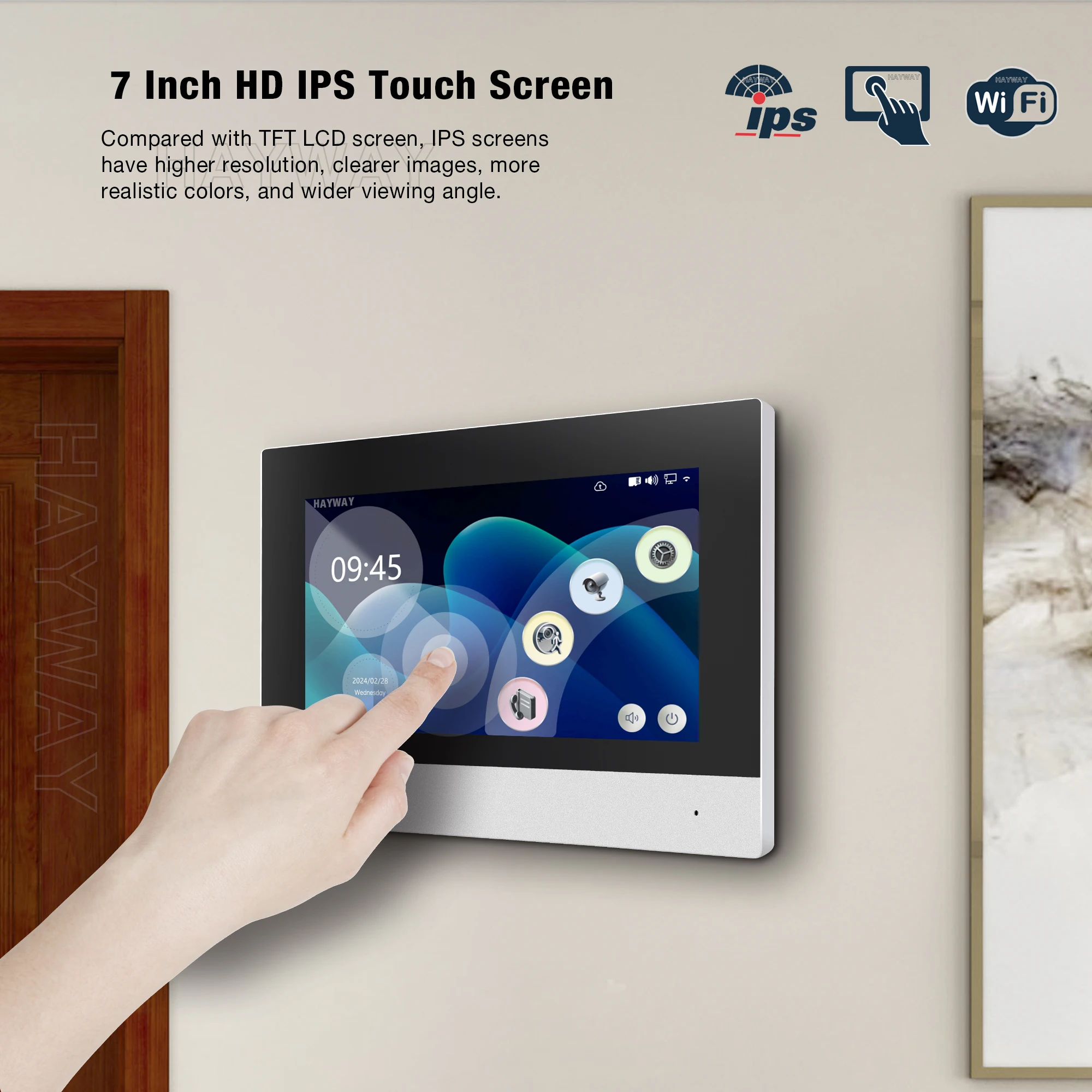 2 Wires Smart Home Tuya Wifi 1 - đánh giá và giá Home Security Cameras Uk