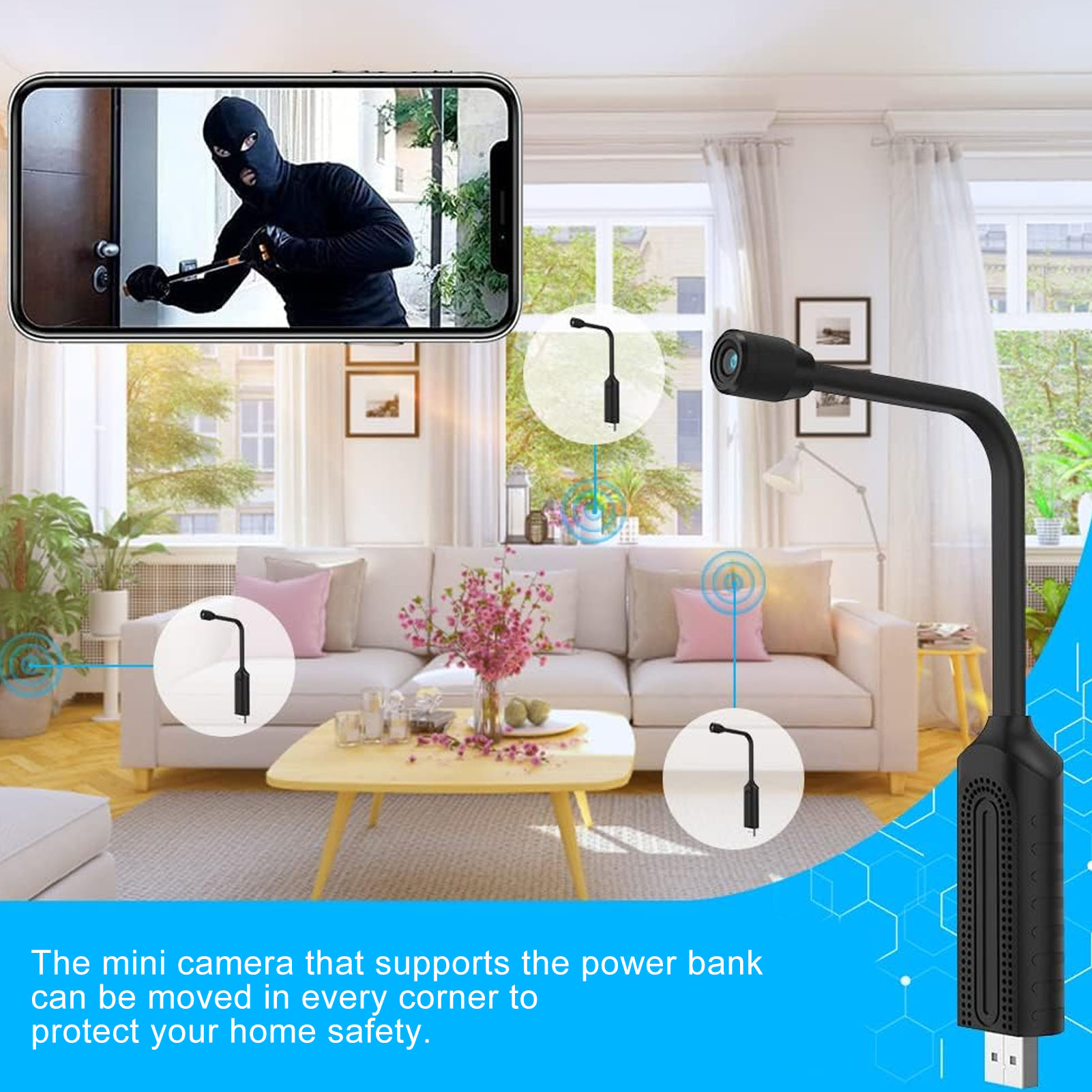 USB Mini WiFi Wireless Camera  - đánh giá và giá Hidden Camera Clock