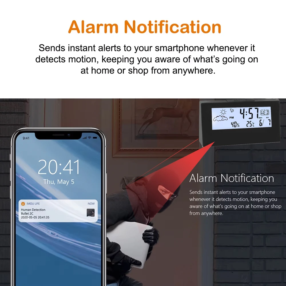 Brand New 4KHD Mini Clock Came - đánh giá và giá Hidden Camera Clock