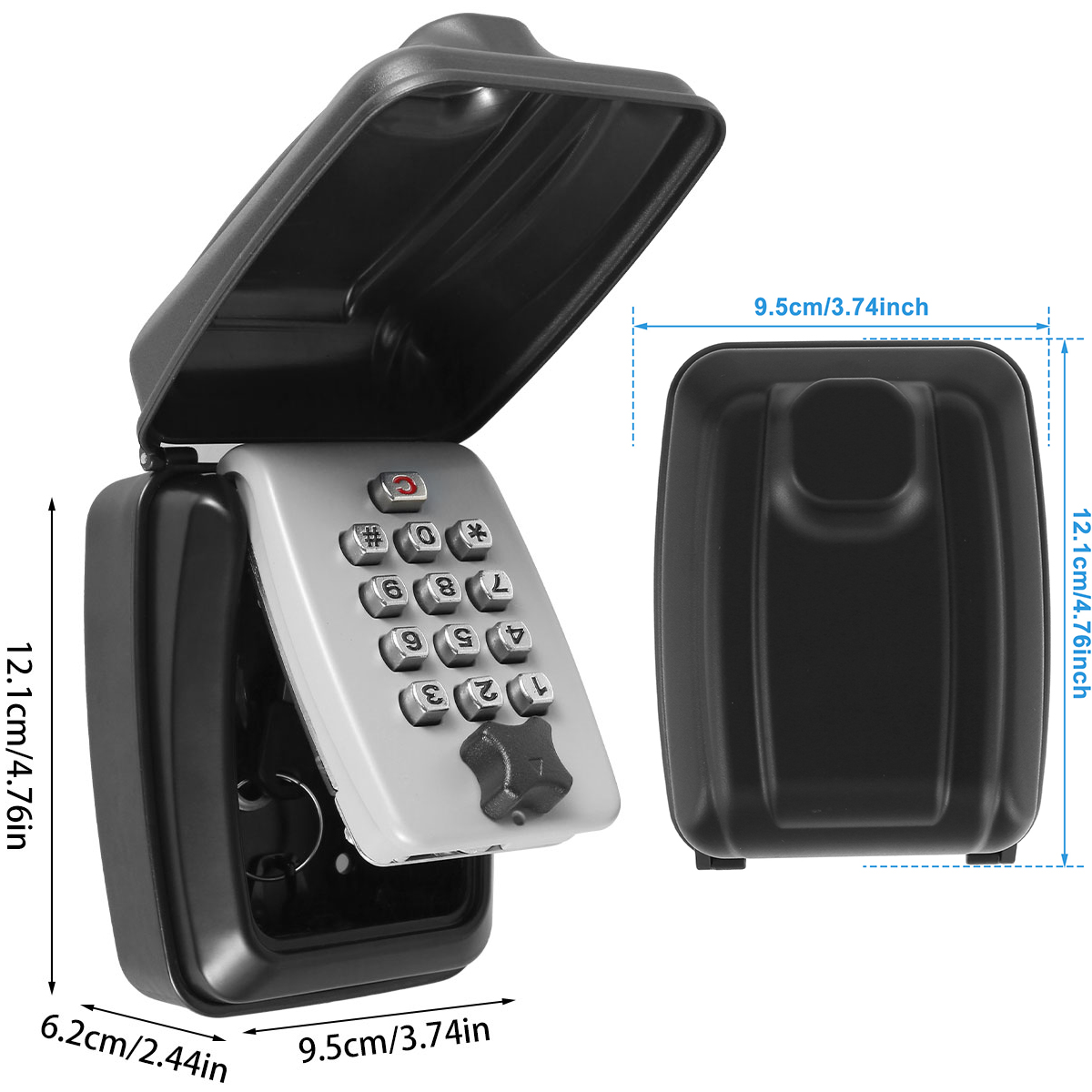 Key Lock Box Wall-Mount Secret - đánh giá và giá Home Security Tips