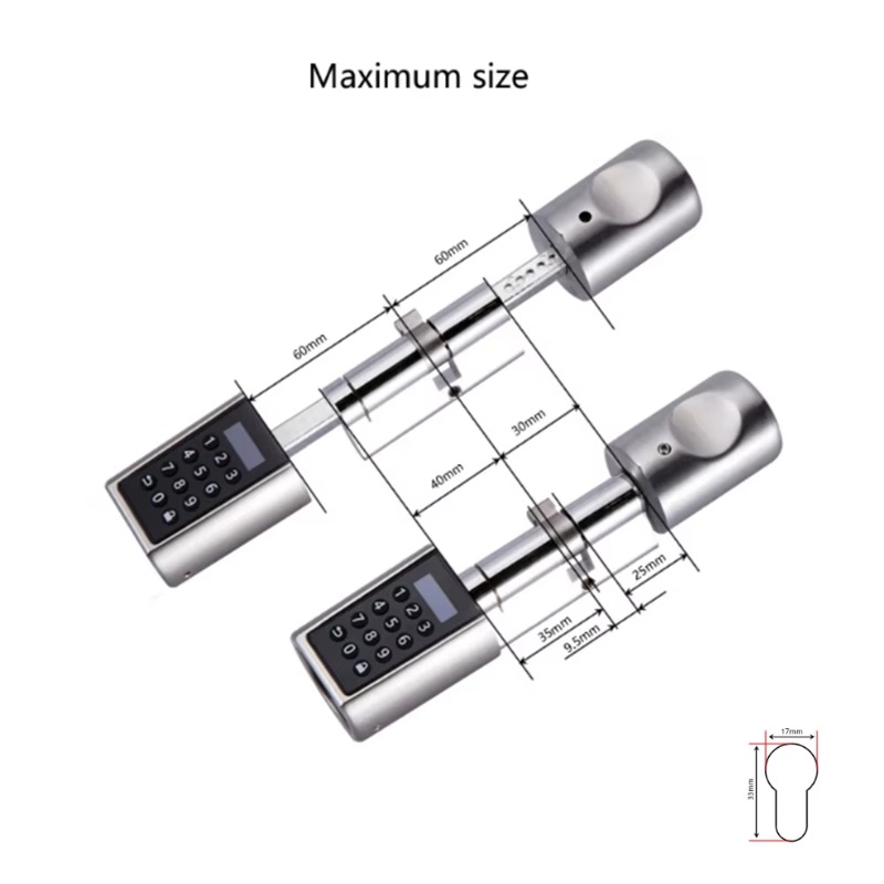 Smart Living Standard Stainles - đánh giá và giá Home Security Door Lock