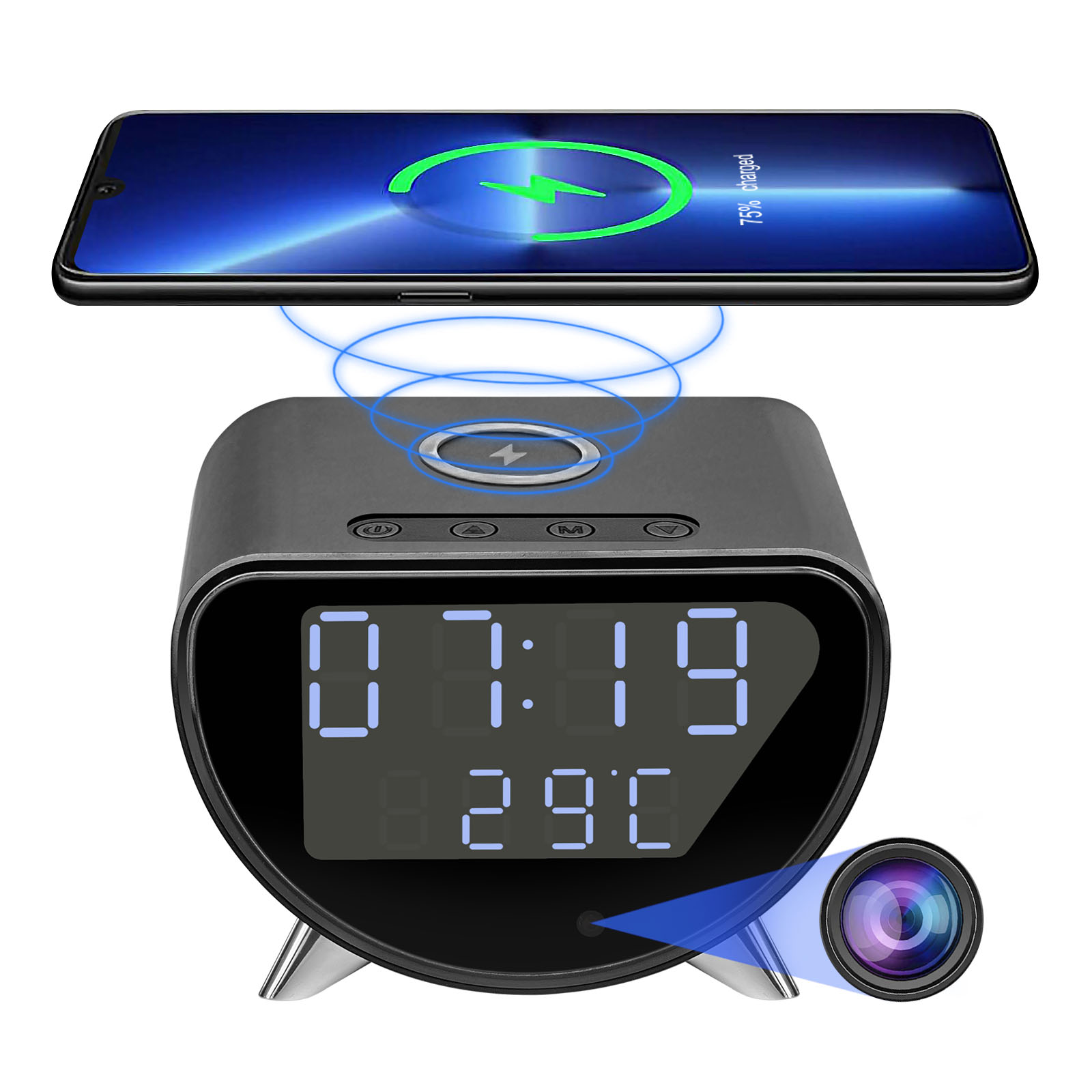 WiFi Clock Camera with Wireles - đánh giá và giá Hidden Camera Clock