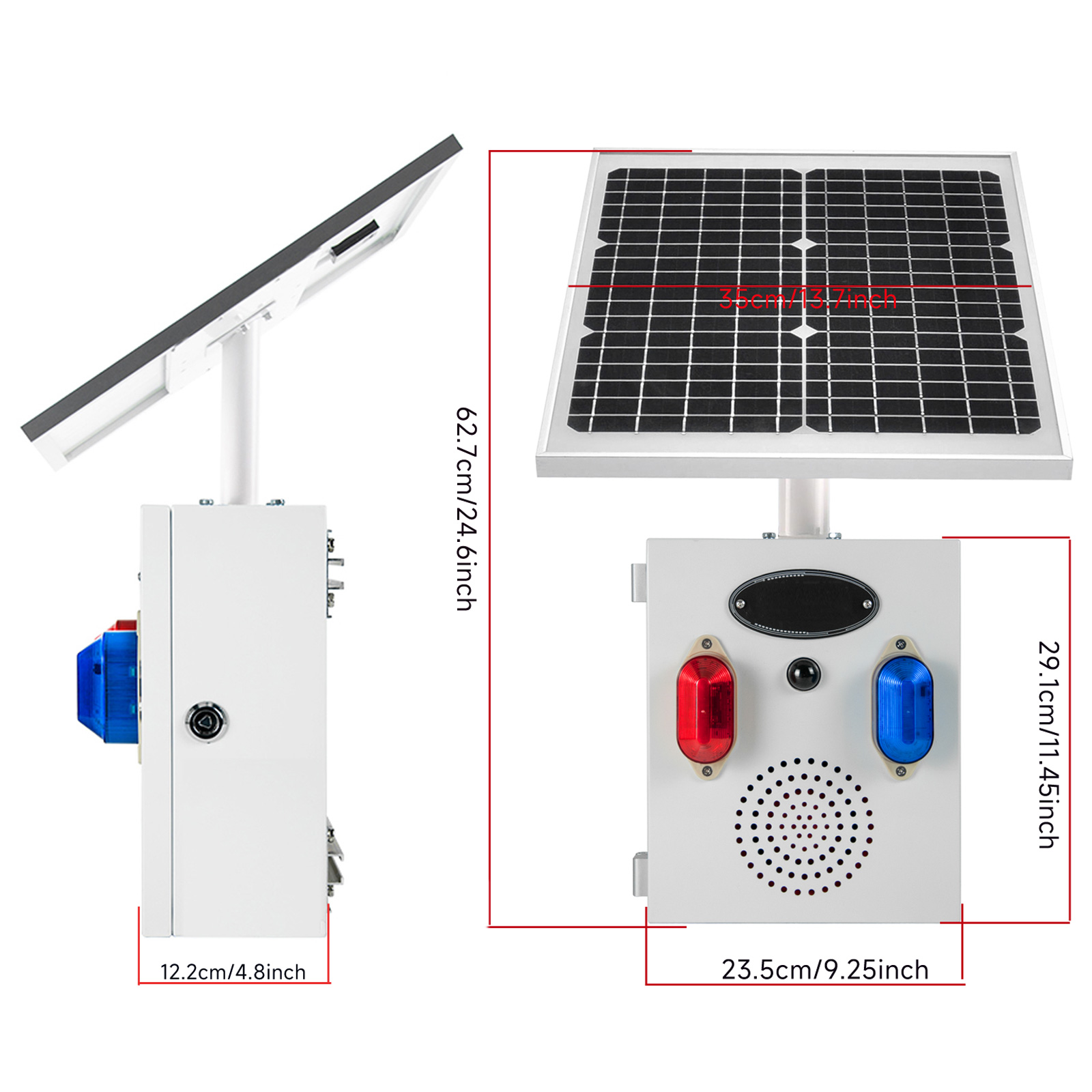 YASONG Outdoor Solar Motion Se - đánh giá và giá Alarm Siren Outdoor