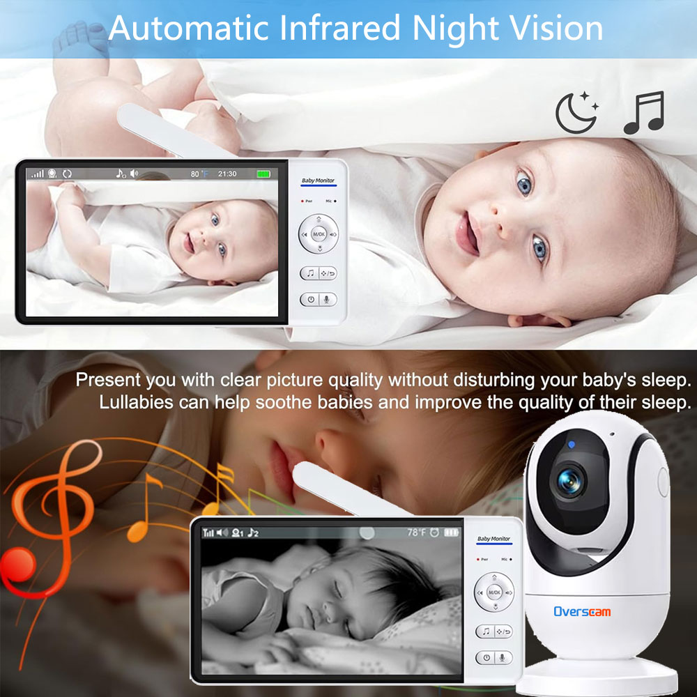 7.0 Inch Screen Baby Monitor 5 - đánh giá và giá Home Security Cameras Uk