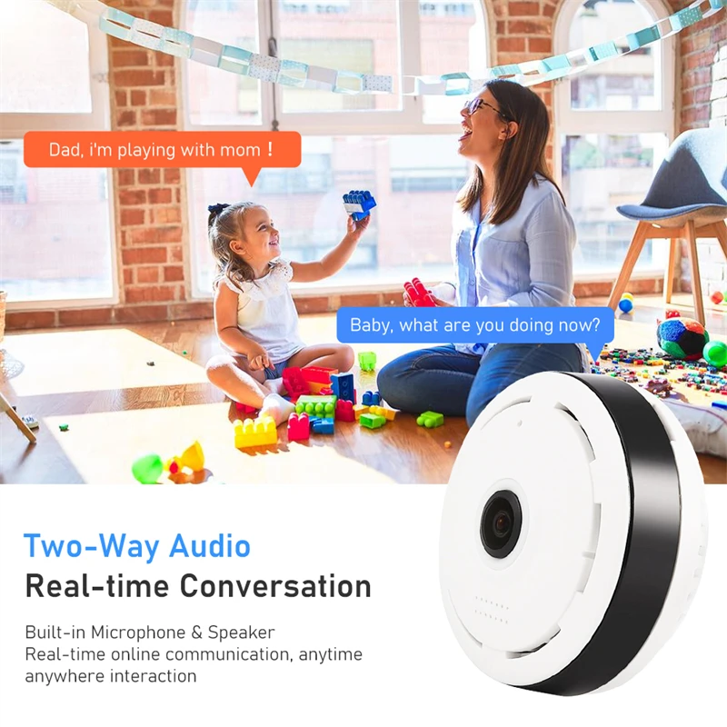V380 Pro Wifi Panorama Camera  - đánh giá và giá Hidden Camera Clock