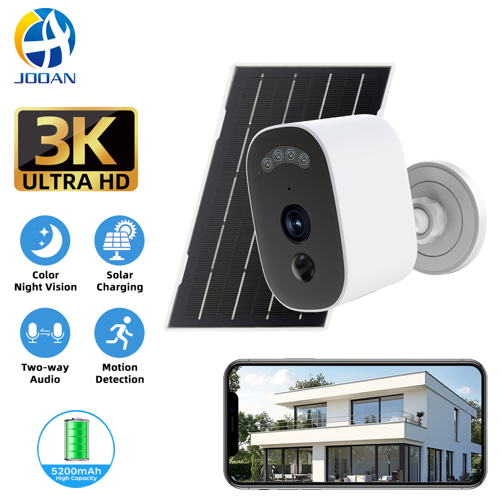 Jooan 3K HD Solar Security Cam - đánh giá và giá Home Security Battery