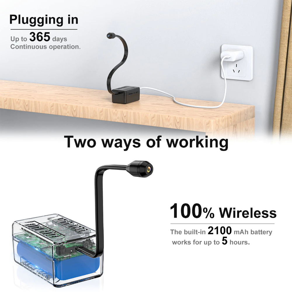 WiFi Wireless Camera Motion De - đánh giá và giá Hidden Camera Clock