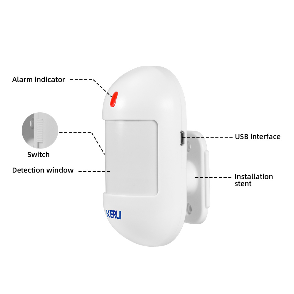 KERUI Wireless PIR Motion Sens - đánh giá và giá Home Security Battery