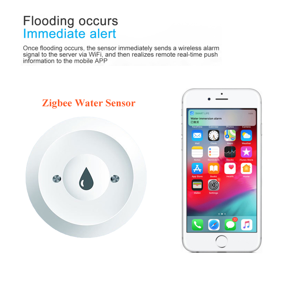Tuya Water Leak Sensor Smart H - đánh giá và giá Home Security App