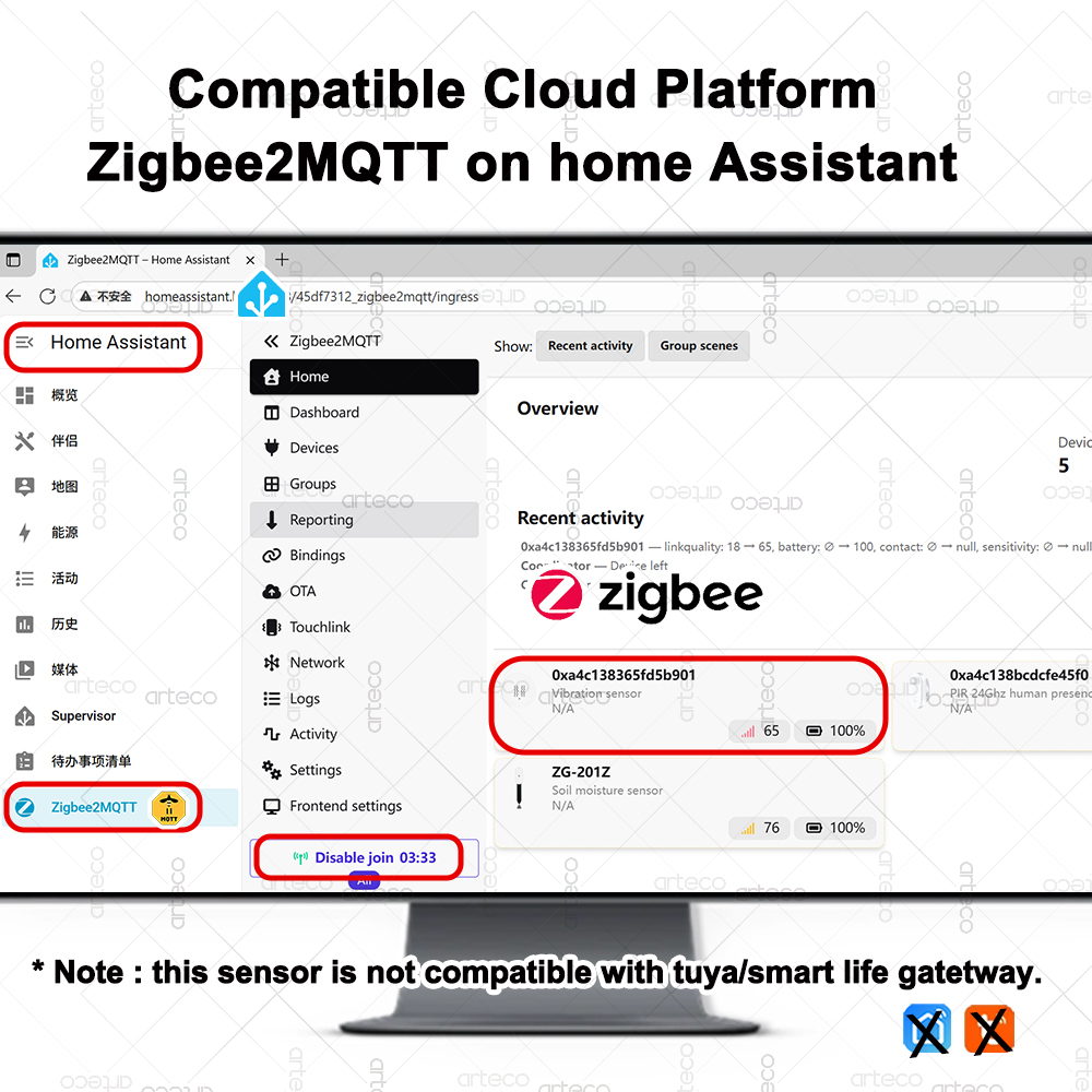 Smart ZigBee 3.0 Vibration Sen - đánh giá và giá Home Security App
