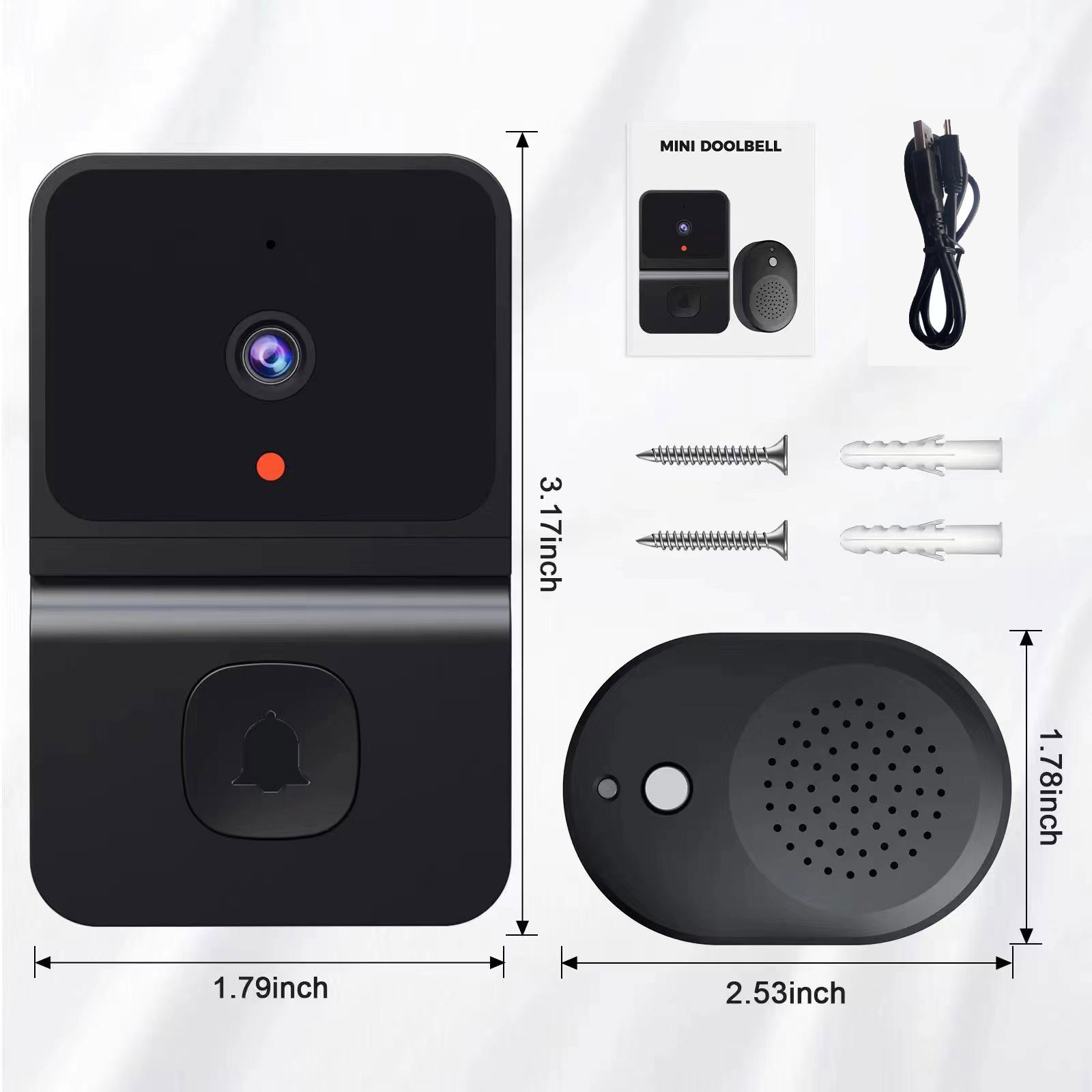 WiFi Video Doorbell Smart Home - đánh giá và giá Home Security Ring Camera