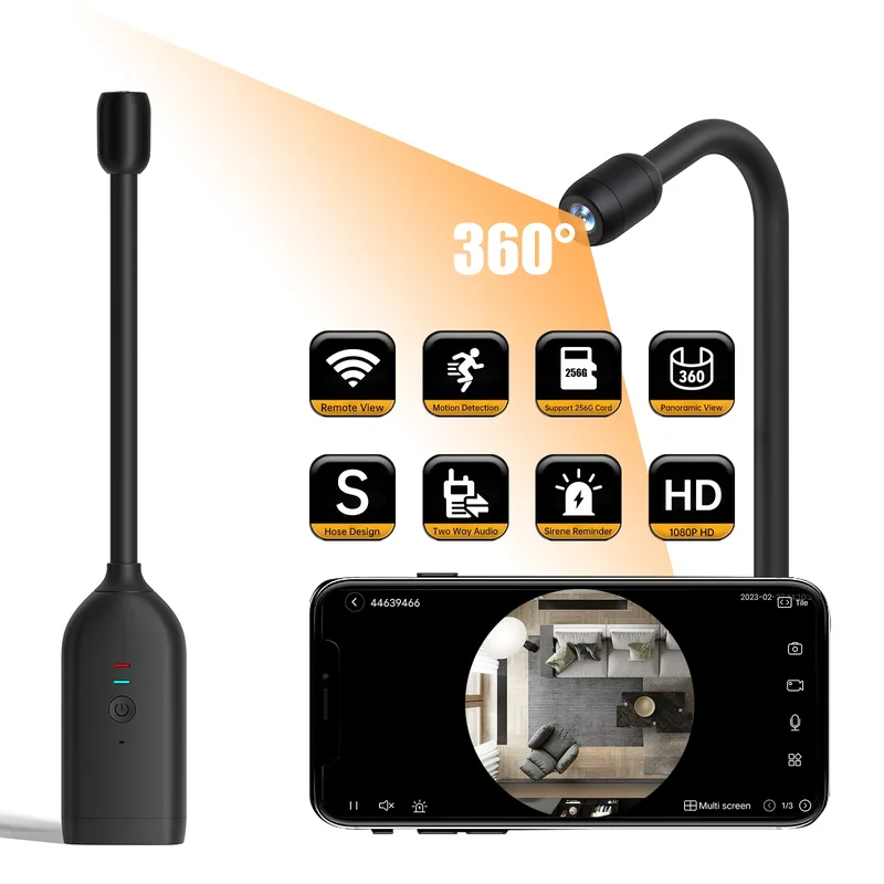 QJ700 Mini WiFi Camera HD 1080 - đánh giá và giá Hidden Camera Clock