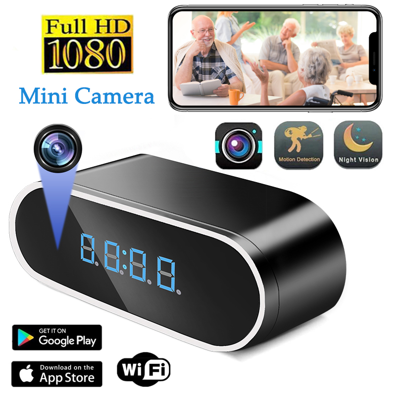 Full HD 1080P Alarm Clock Mini - đánh giá và giá Hidden Camera Clock