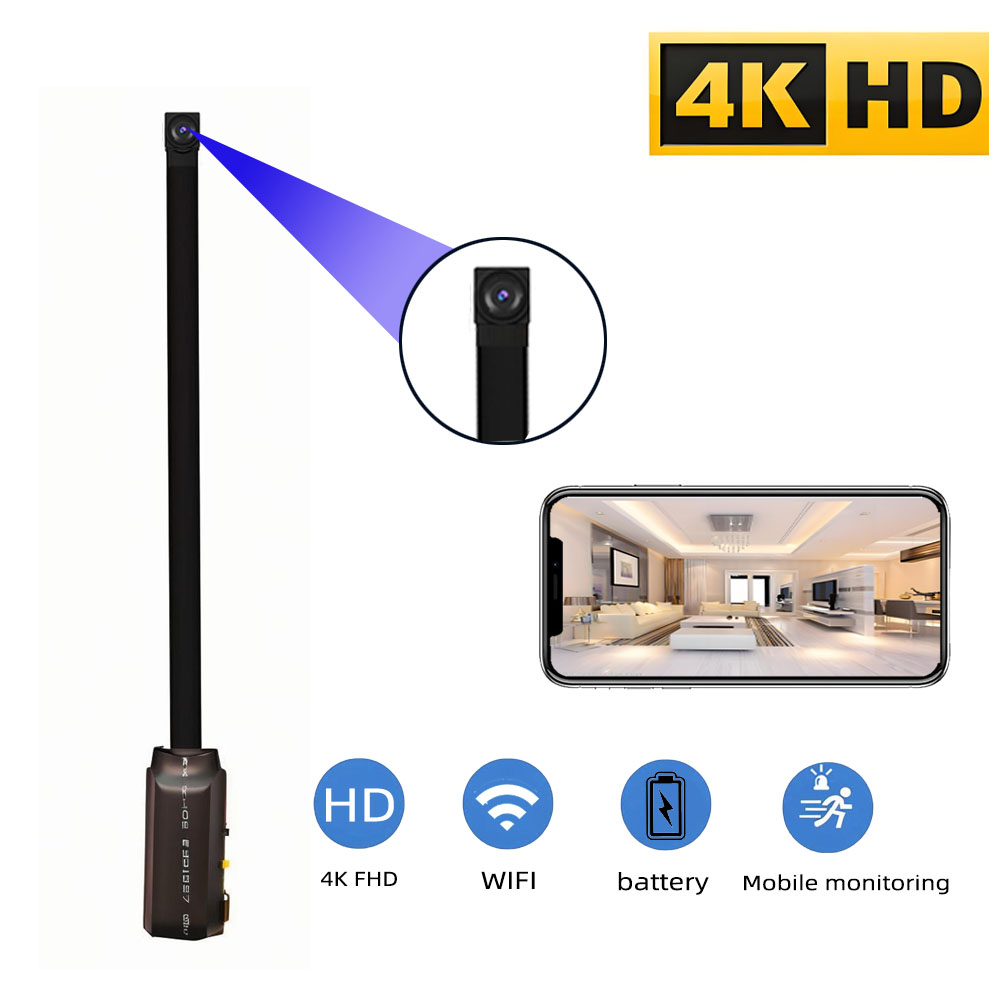 4K HD Mini WiFi Camera, Suppor - đánh giá và giá Hidden Camera Clock