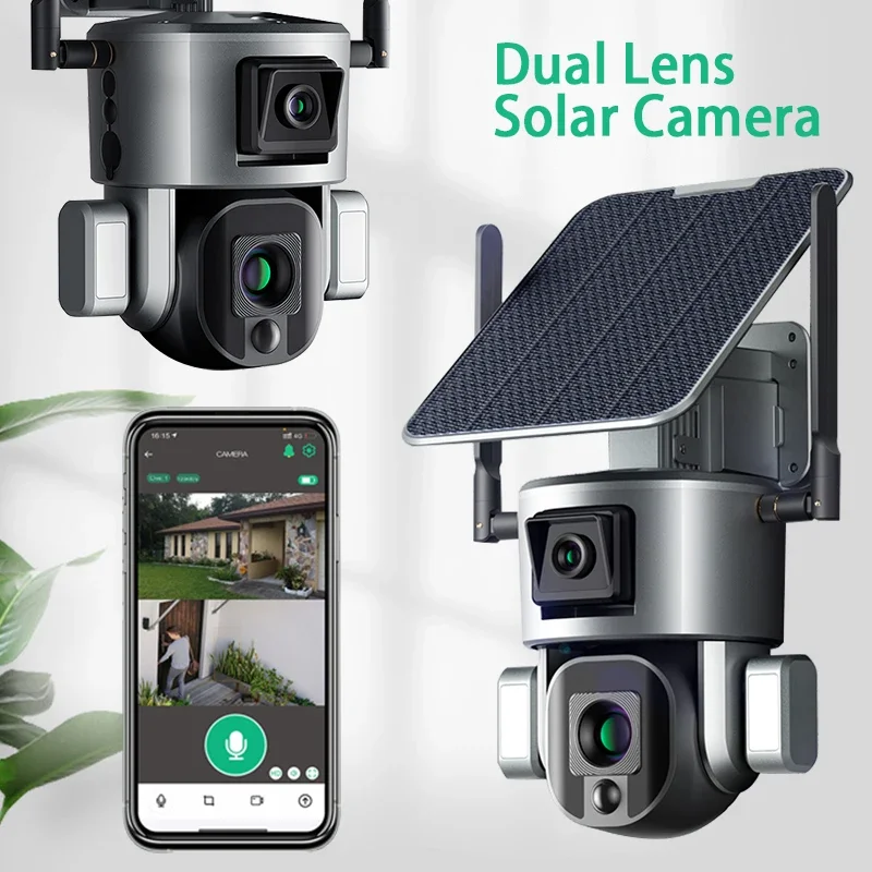 4G Wireless Solar Camera Dual  - đánh giá và giá Home Security Cameras Uk