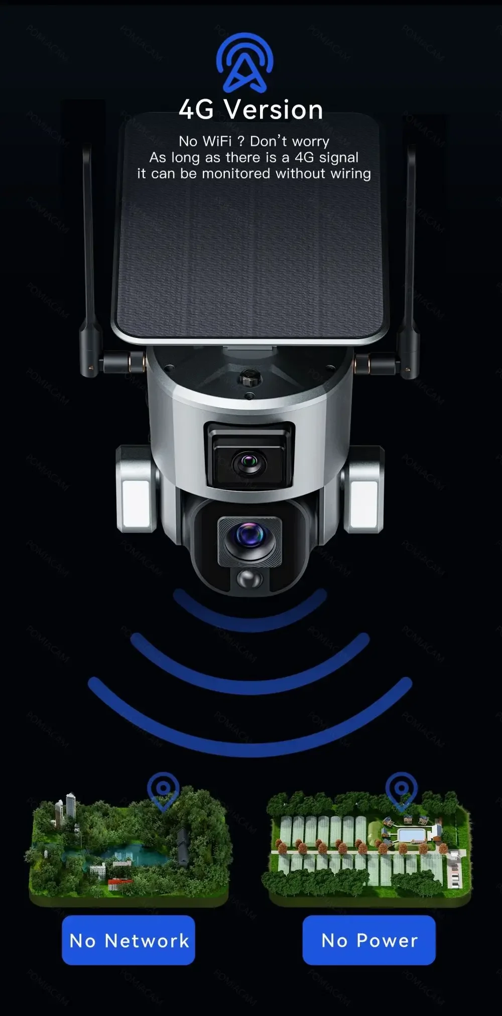 4G Wireless Solar Camera Dual  - đánh giá và giá Home Security Cameras Uk