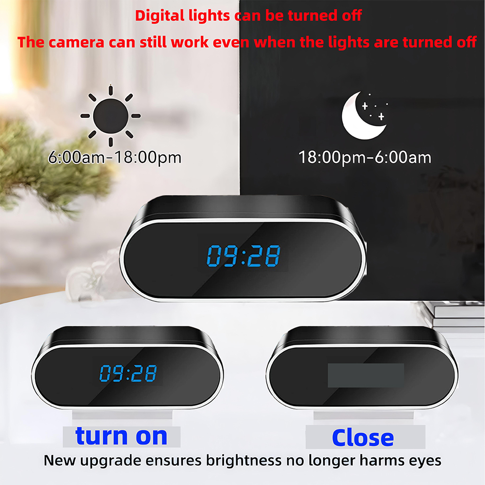 New Upgraded and Improved 4KHD - đánh giá và giá Hidden Camera Clock