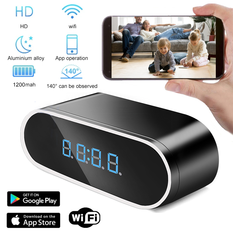 Wifi Mini Clock Camera Remote  - đánh giá và giá Hidden Camera Clock