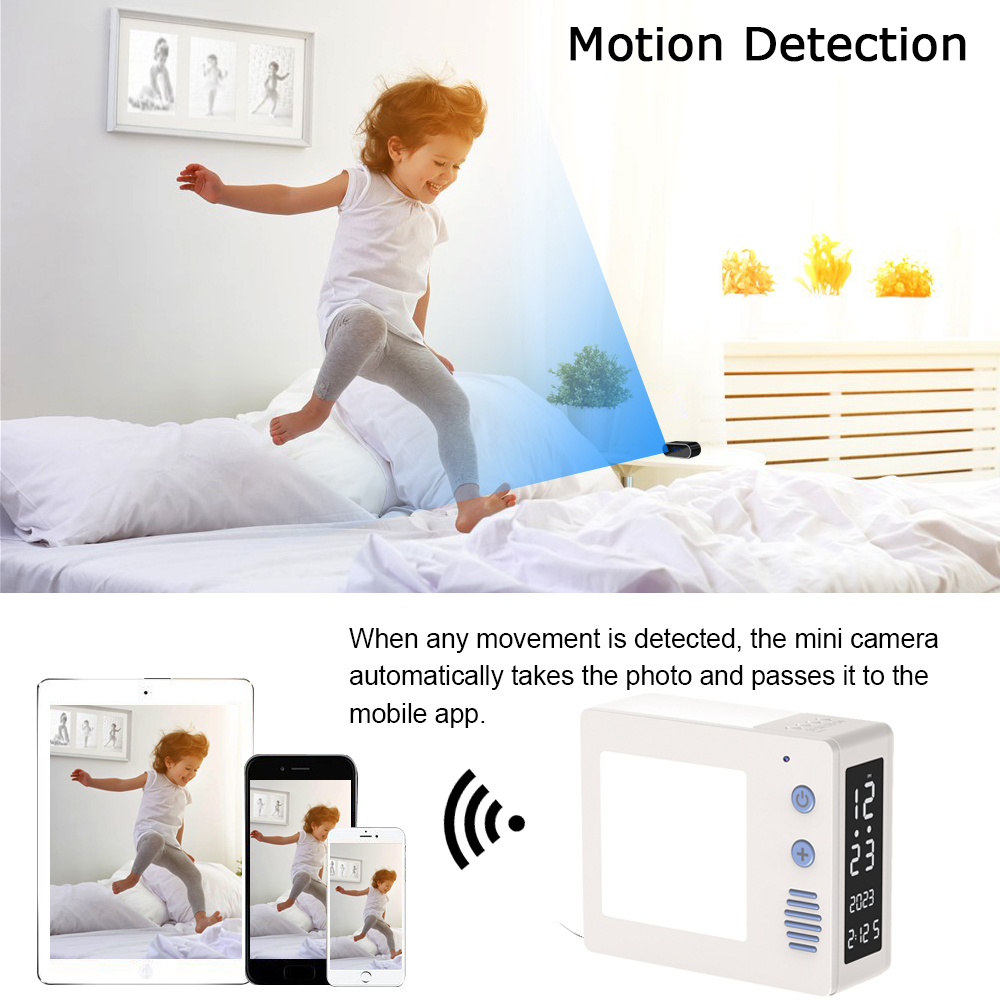 1080P HD4K WiFi Mini Camera LE - đánh giá và giá Hidden Camera Clock