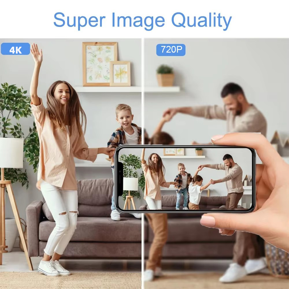 HD 4K Mini WiFi Clock Camera,  - đánh giá và giá Hidden Camera Clock
