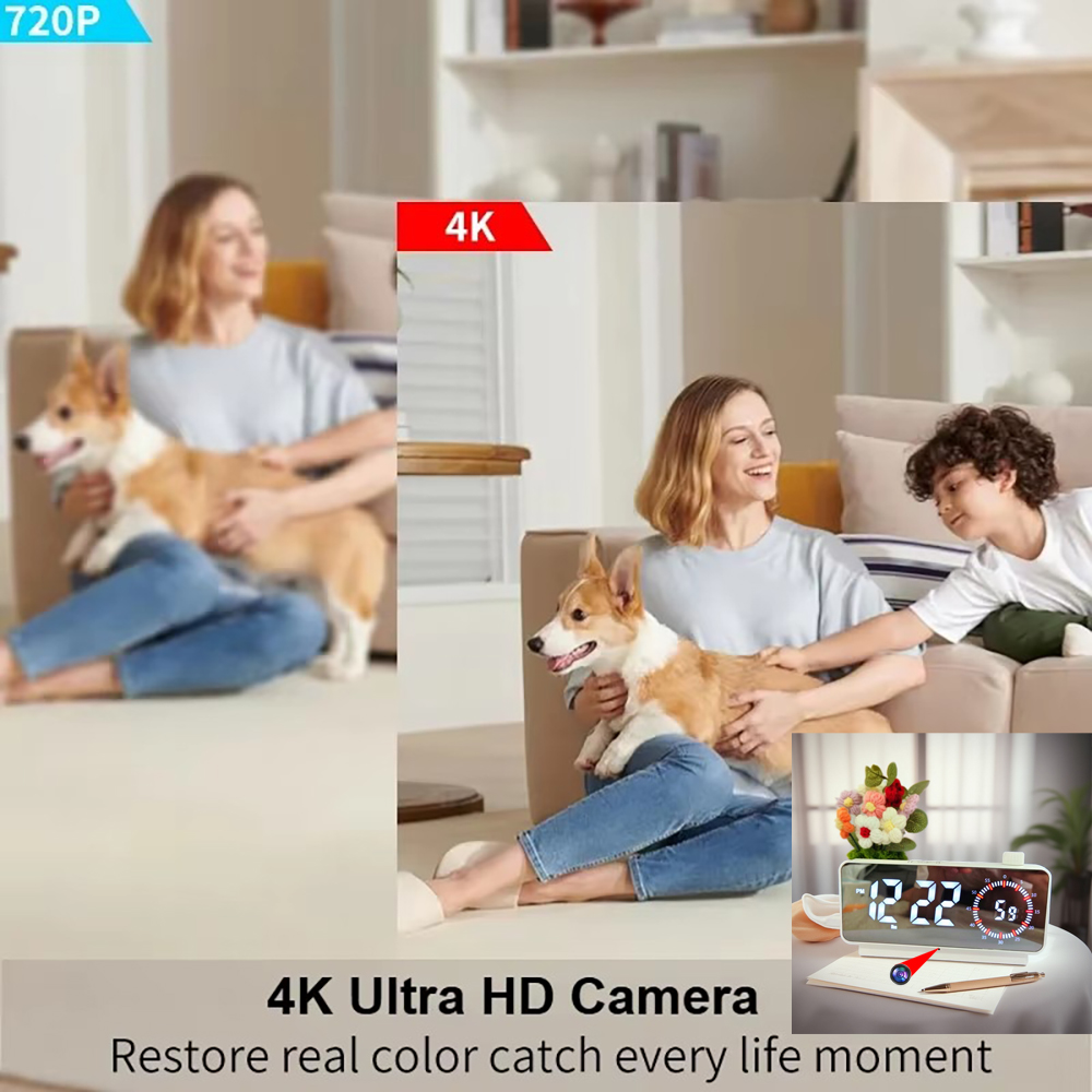 Newly Upgraded 1080P HD WiFi M - đánh giá và giá Hidden Camera Clock