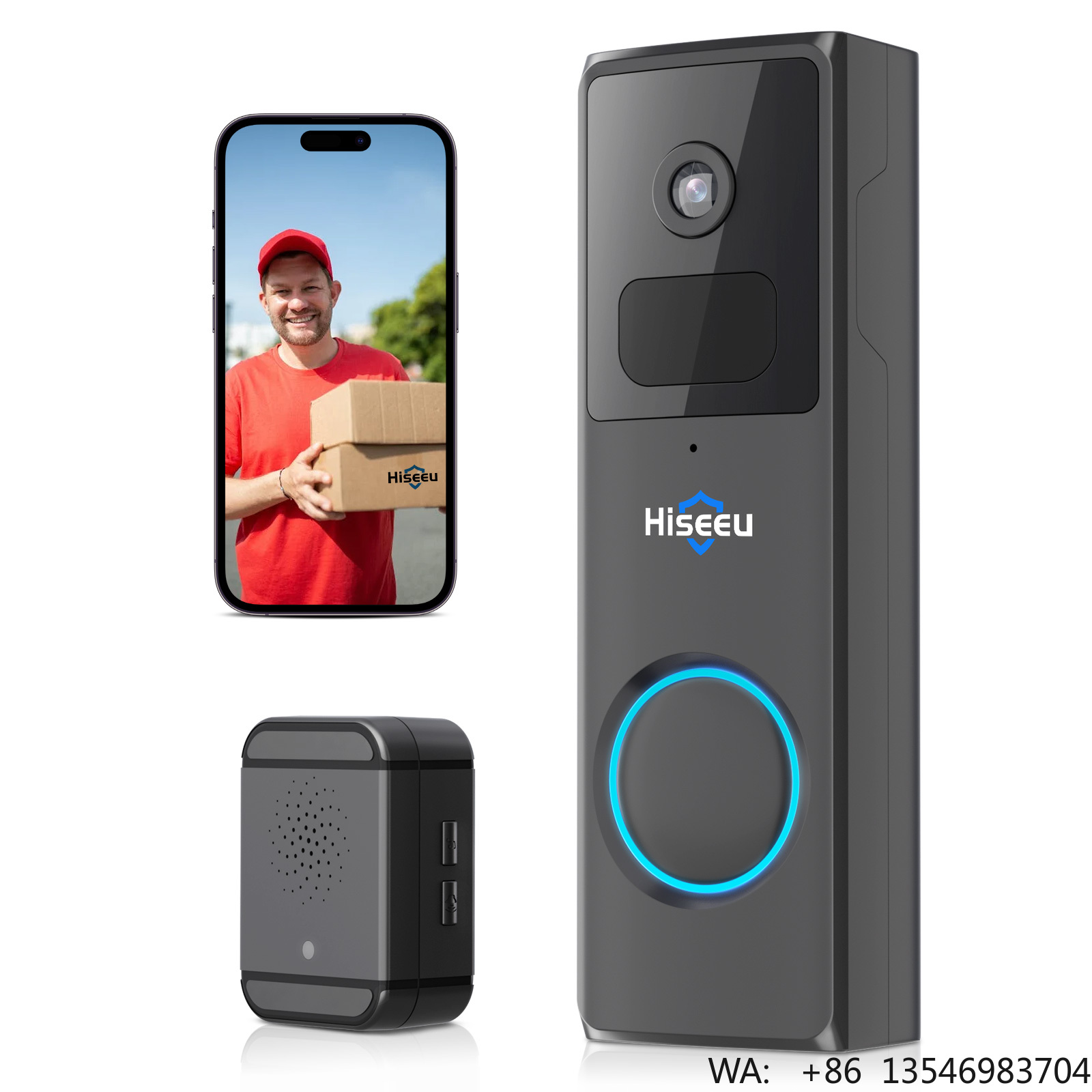 Hiseeu 1080P Home Ring Doorbel - đánh giá và giá Home Security Ring Camera