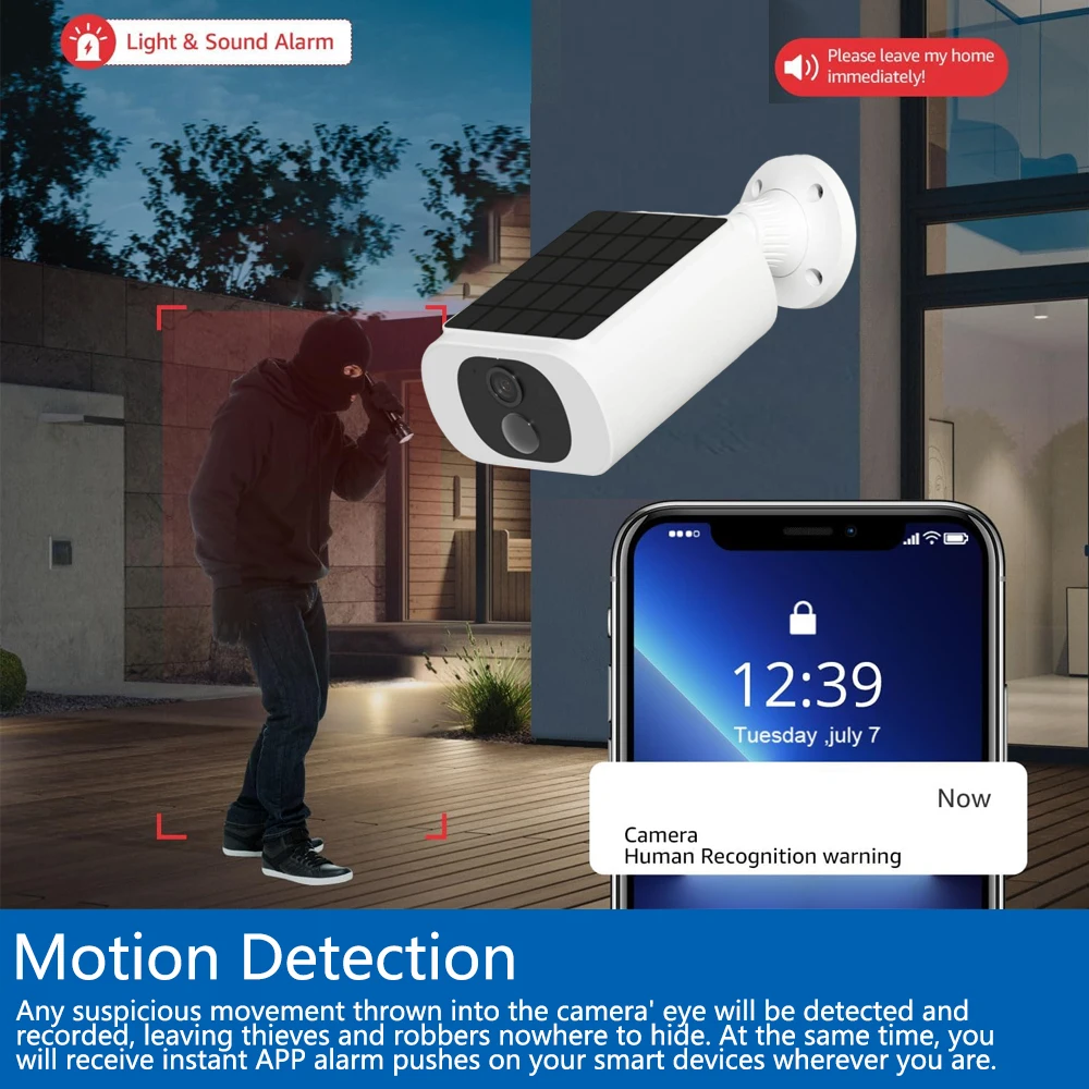 Tuya 5MP Solar Security Camera - đánh giá và giá Home Security Front Door