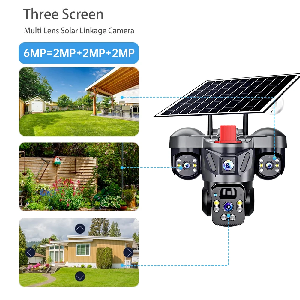 KERUI Outdoor PTZ 6MP 4G SIM W - đánh giá và giá Home Security Battery