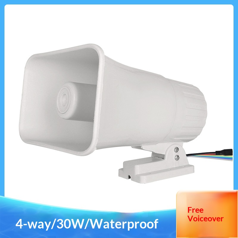 30W truck reverse talking alar - đánh giá và giá Alarm Siren Outdoor