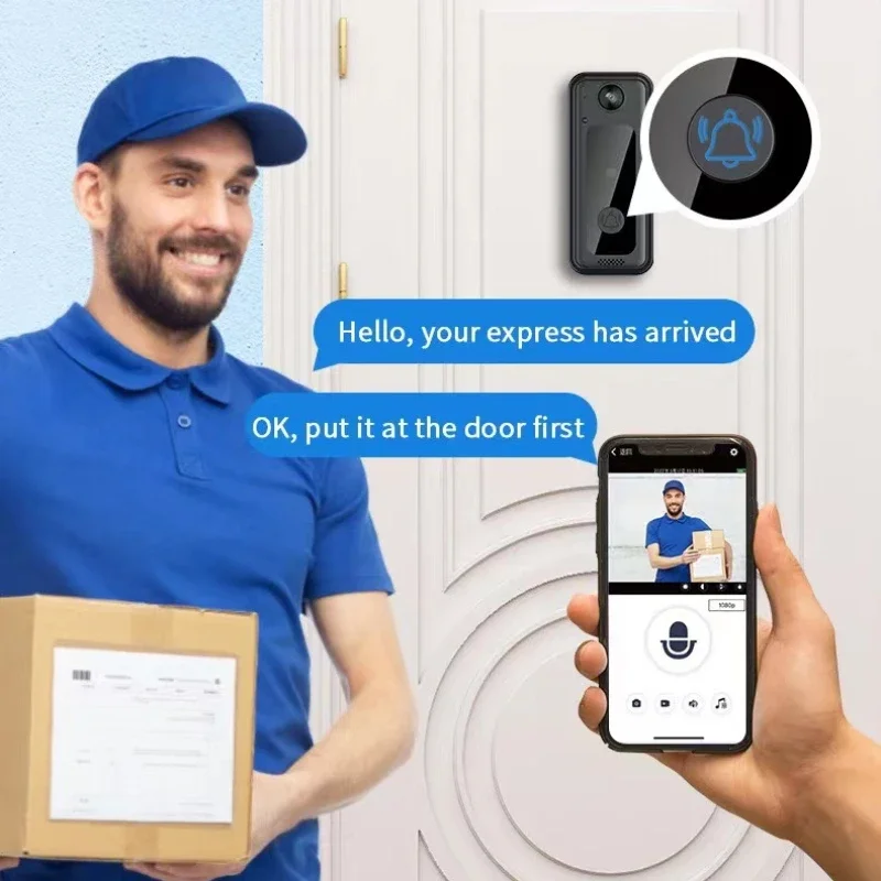 Wireless Doorbells Wifi Video  - đánh giá và giá Home Security Ring Camera