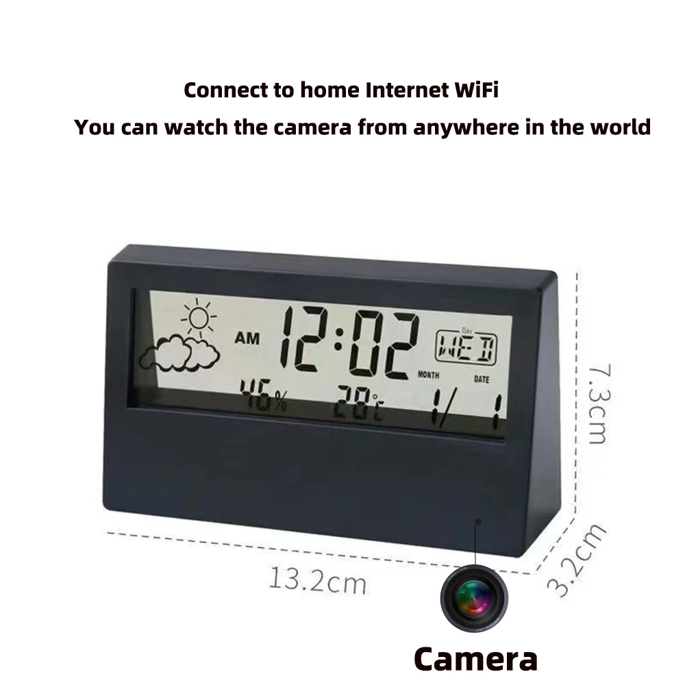 4K WiFi Clock Camera with Moti - đánh giá và giá Hidden Camera Clock