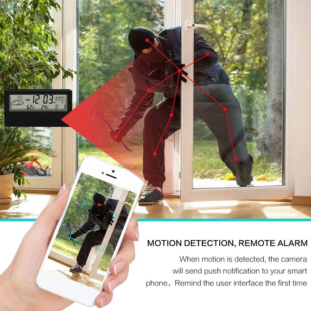 HD 4K New Mini WiFi Camera, Su - đánh giá và giá Hidden Camera Clock