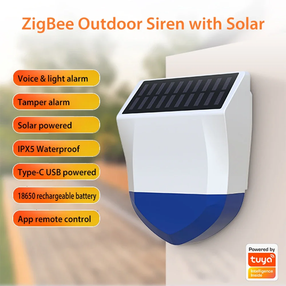 Tuya Smart Zigbee/Wifi Siren A - đánh giá và giá Alarm Siren Outdoor