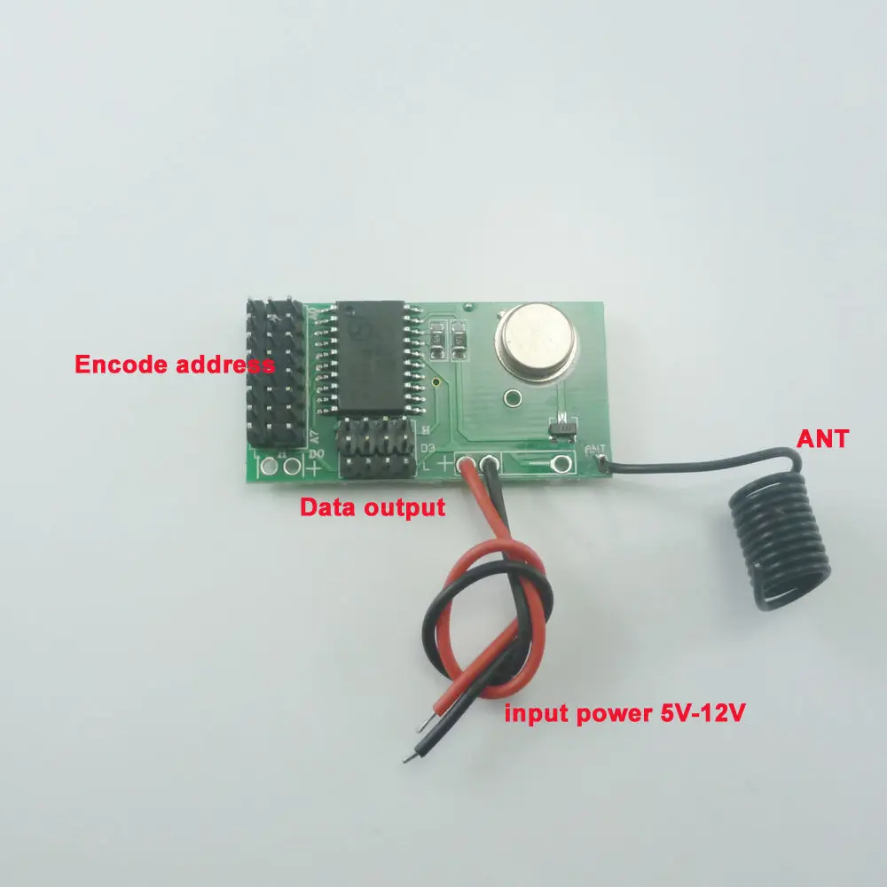 DC 5V 12V 4 CH 433Mhz ASK OOK  - đánh giá và giá Home Security Key Fob